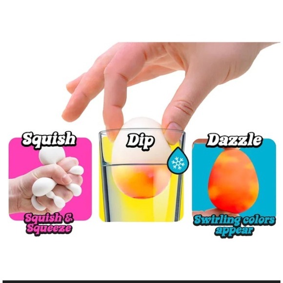 NEW! Nee Doh GROOVY HAZE - Nee Doh Dippin' Dazzler Egg 🥚 Rare!! Purple Yellow - Picture 3 of 3